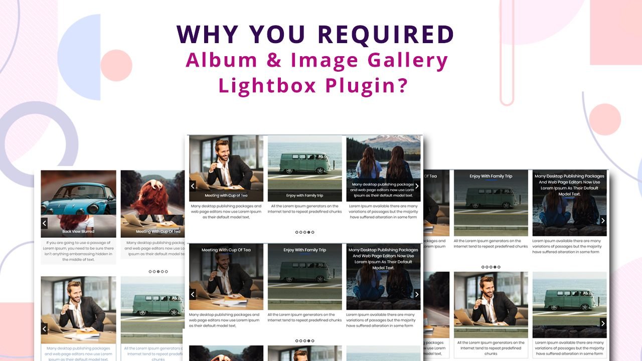 Allure your visitor’s experience! Install Album and Image Gallery Lightbox