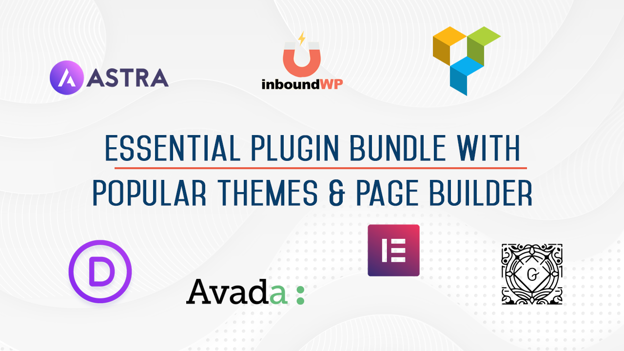 Essential Plugin Bundle with Popular Themes & Page Builder