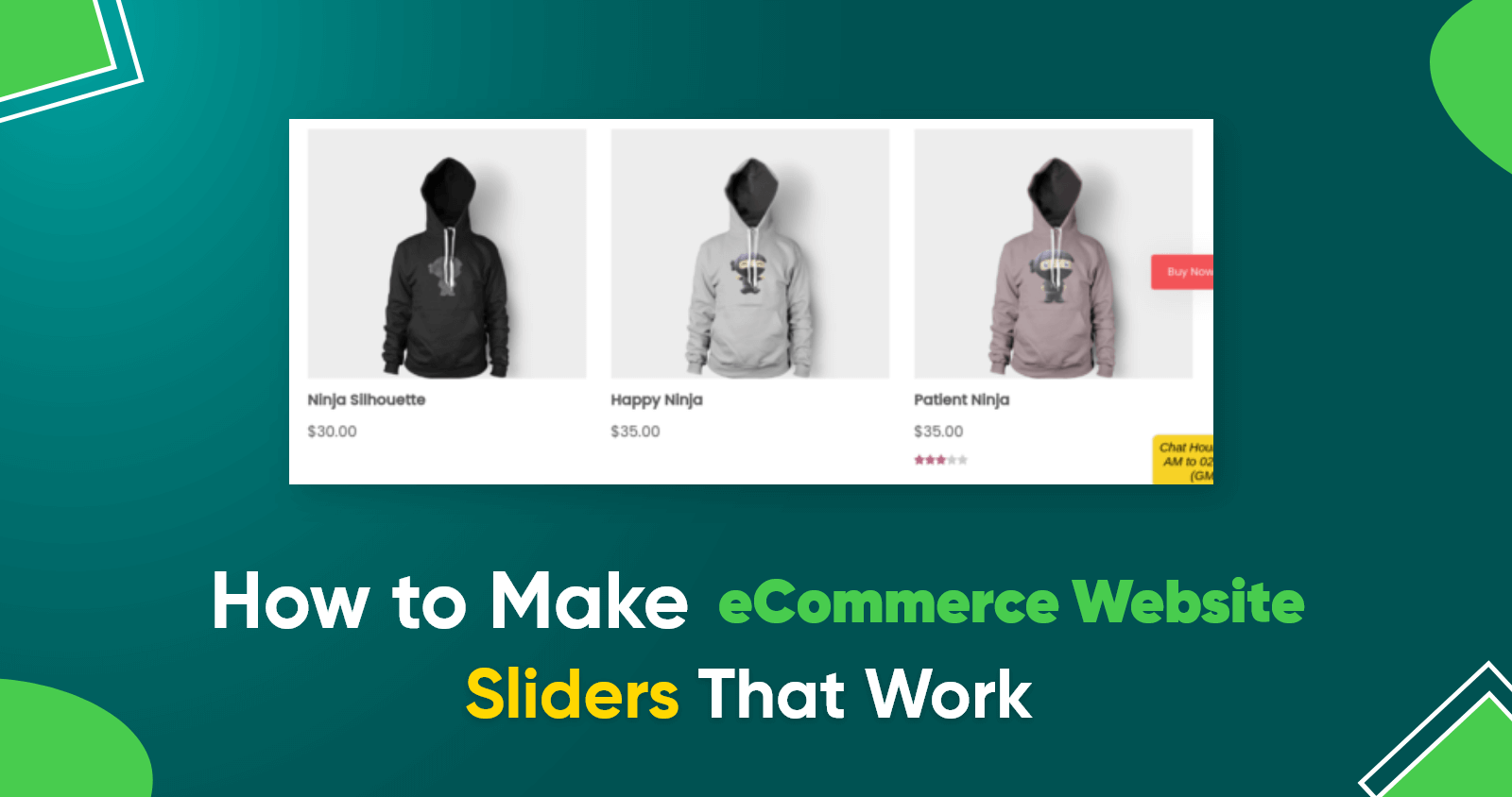 How to Make Ecommerce Website Sliders That Work