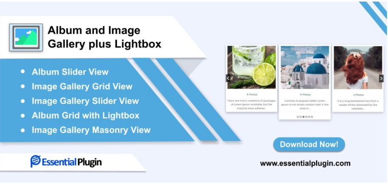 Album and Image Gallery Plus Lightbox 