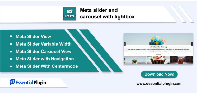 Meta Slider and Carousel with Lightbox 