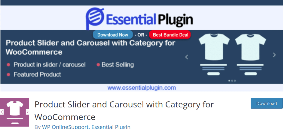 WooCommerce Product Slider and Carousel Plugin