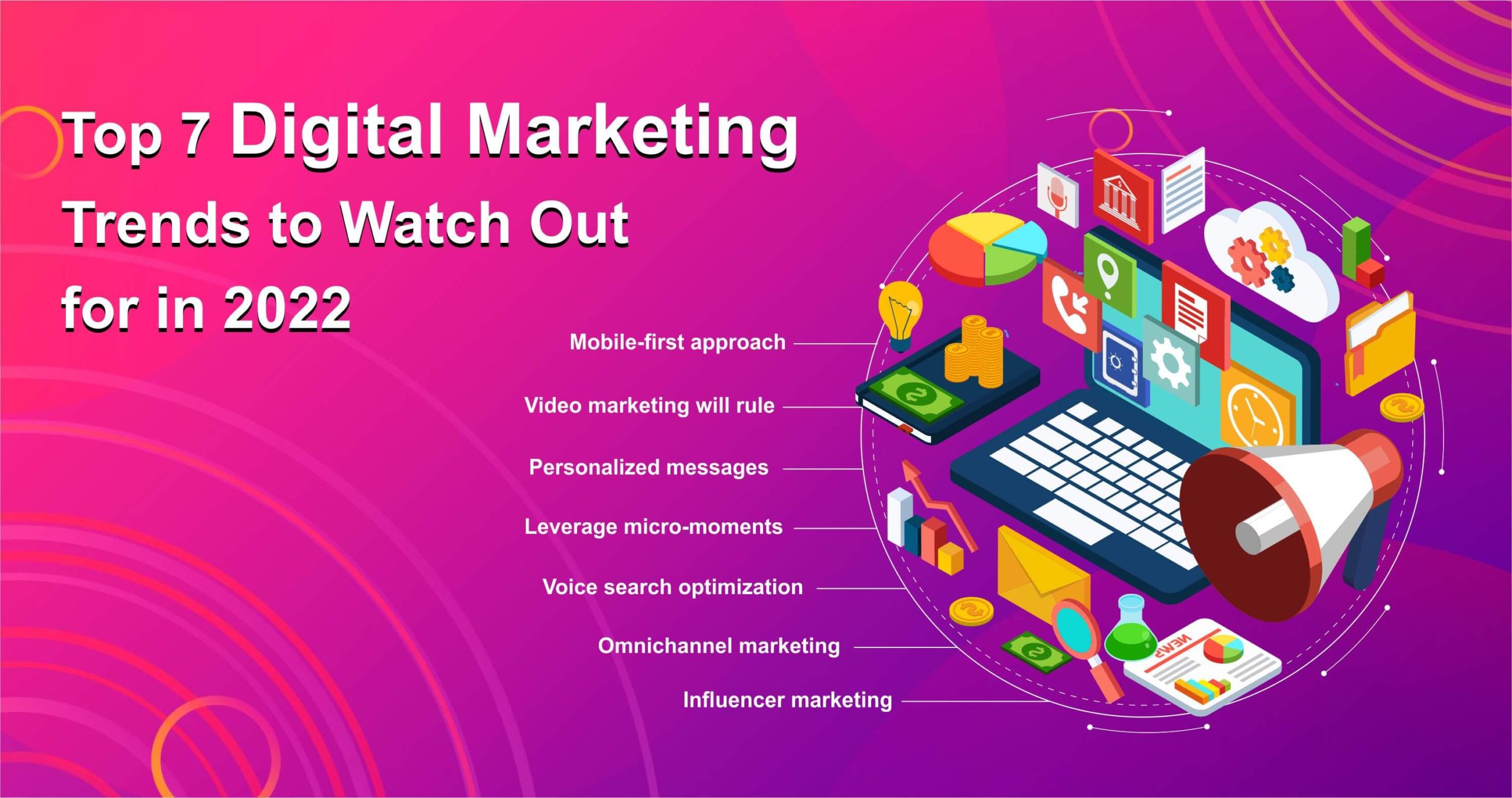Top 7 Digital Marketing Trends to Watch Out for in 2022