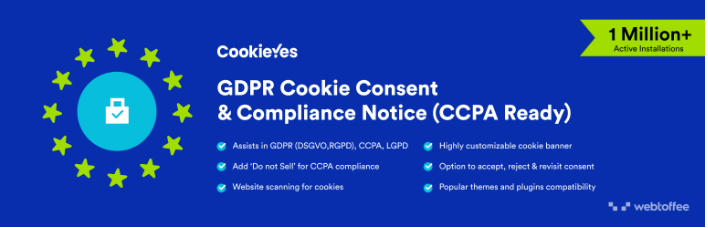 GDPR Cookie Consent Plugin (CCPA Ready)